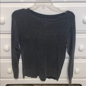 Charcoal form fitting sweater!!!